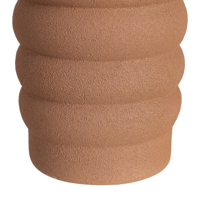 Jarrón Marrón Cerámica Decoración 15 X 15 X 40 cm