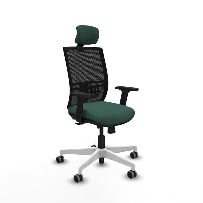 PIQUERAS Y CRESPO Silla de oficina Yunquera con mecanismo Sincro/Traslack, Verde botella y Negro PIQUERAS Y CRESPO Silla de oficina Yunquera con mecanismo Sincro/Traslack, Verde botella y Negro