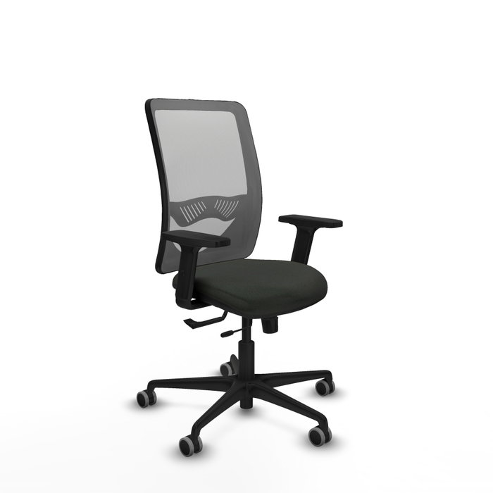 PIQUERAS Y CRESPO Silla de oficina Zulema con mecanismo Sincro/Traslack, Negro y Gris PIQUERAS Y CRESPO Silla de oficina Zulema con mecanismo Sincro/Traslack, Negro y Gris