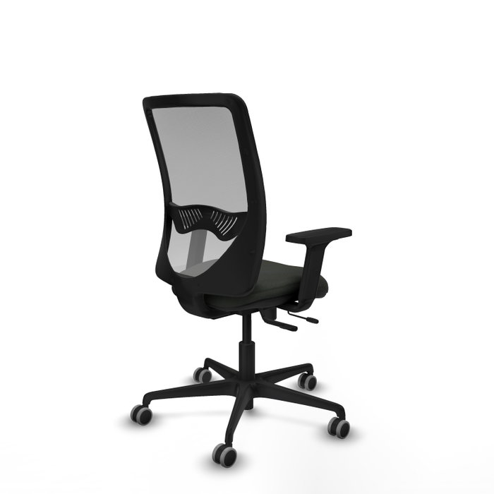 PIQUERAS Y CRESPO Silla de oficina Zulema con mecanismo Sincro/Traslack, Negro y Gris PIQUERAS Y CRESPO Silla de oficina Zulema con mecanismo Sincro/Traslack, Negro y Gris