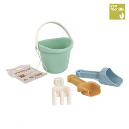 Set Arena Miniland Eco Bebe Cool (1 Cubo, 1 Pala, 1 Rastrillo Y 1 Pala Harinera) (+18 Meses) (Set de 6)