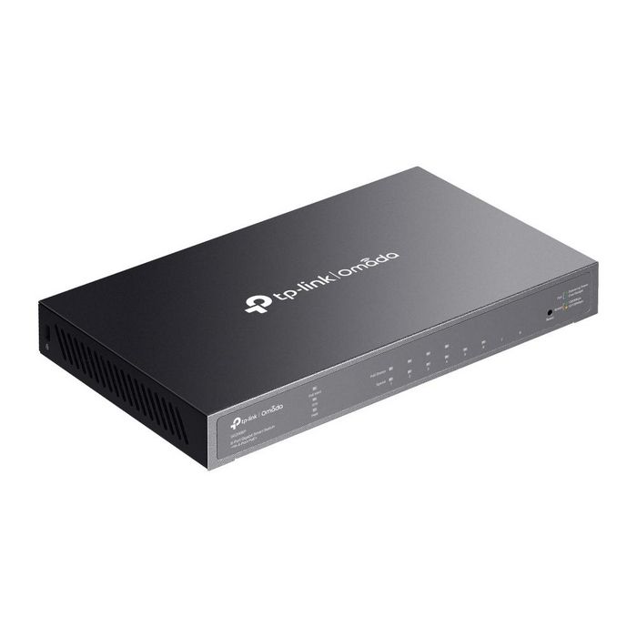 TP-Link Omada Switch Gigabit 8 Puertos, 4x PoE+ 802.3at/af, 62W Presupuesto, 16 Gbps, 8K MAC, VLAN, QoS, Gestión Cloud y Standalone, Diseño Fanless, Montaje Pared/Escritorio TP-Link Omada Switch Gigabit 8 Puertos, 4x PoE+ 802.3at/af, 62W Presupuesto, 16 Gbps, 8K MAC, VLAN, QoS, Gestión Cloud y Standalone, Diseño Fanless, Montaje Pared/Escritorio