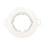GSC Evolution Aro basculante redondo empotrable Chandur Blanco