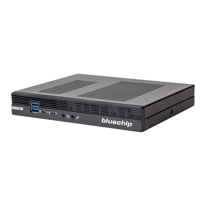 Bluechip BUSINESSline L3163 Green Mini PC - Intel Core i5-14400, 16 GB DDR5 RAM, 500 GB NVMe SSD, Intel Wi-Fi 6 AX201, Windows 11 Pro