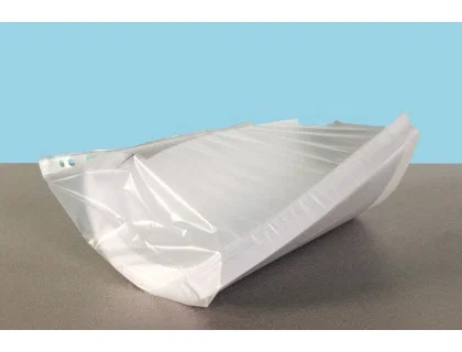 Funda multitaladro Leitz con fuelle DIN A4, 170 mc, cristal, pack 10 unidades