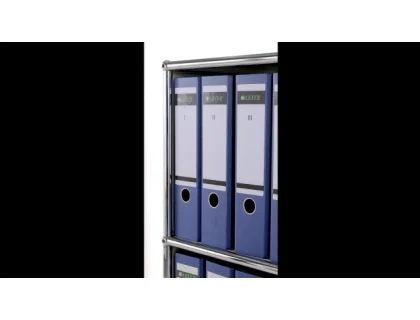 Funda multitaladro Leitz con fuelle DIN A4, 170 mc, cristal, pack 10 unidades