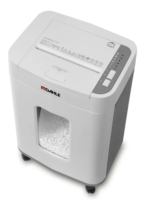 Dahle Shredmatic 150 Destructora de Papel Automática, Corte en Partículas, Blanco