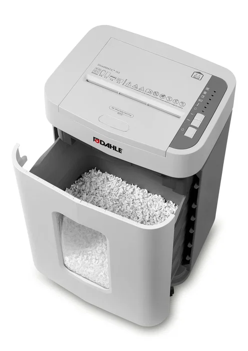 Dahle Shredmatic 150 Destructora de Papel Automática, Corte en Partículas, Blanco