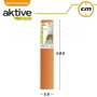 Color Baby Parasol 300x200 cm con Chimenea Mástil Aluminio D48mm para Exterior