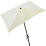 Color Baby Parasol 300x200 cm con Chimenea y Mástil de Aluminio