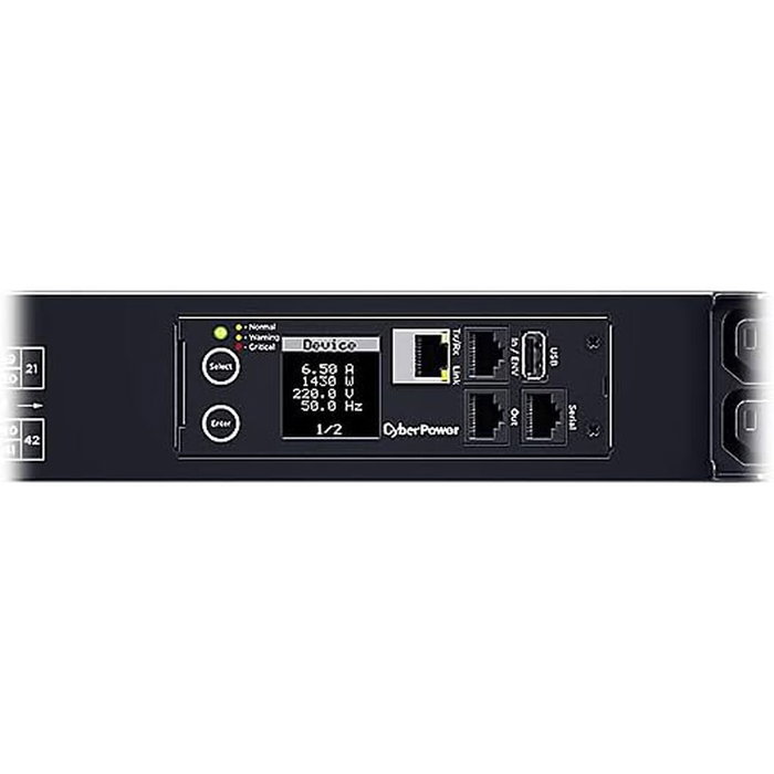 CyberPower PDU31406 Unidad de Distribución de Energía 32A, 36x IEC C13 y 6x IEC C19, Rack 0U CyberPower PDU31406 Unidad de Distribución de Energía 32A, 36x IEC C13 y 6x IEC C19, Rack 0U