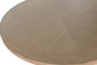 DKD Home Decor Mesa Scandi Natural Madera Caucho 137 x 137 x 75 cm