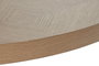 DKD Home Decor Mesa Scandi Natural Madera Caucho 137 x 137 x 75 cm