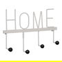 Percha Home Blanco Metal Decoración 40 X 7 X 30 cm