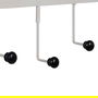 Percha Home Blanco Metal Decoración 40 X 7 X 30 cm