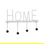 Percha Home Blanco Metal Decoración 40 X 7 X 30 cm (Set de 2)