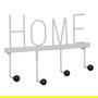Percha Home Blanco Metal Decoración 40 X 7 X 30 cm (Set de 2)
