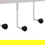 Percha Home Blanco Metal Decoración 40 X 7 X 30 cm (Set de 2)