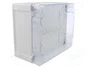 FIBOX TEMPO Carcasa Universal Gris de Policarbonato