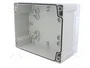 FIBOX TEMPO Carcasa Universal Gris de Policarbonato