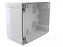 FIBOX TEMPO Carcasa Universal Gris de Policarbonato