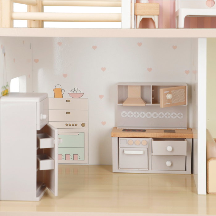 WOOMAX Casa de Muñecas de Madera