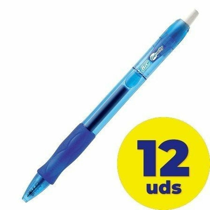 BIC Gel-ocity Original Bolígrafo de Gel Retráctil Azul 0.7 mm (Set de 12) BIC Gel-ocity Original Bolígrafo de Gel Retráctil Azul 0.7 mm (Set de 12)