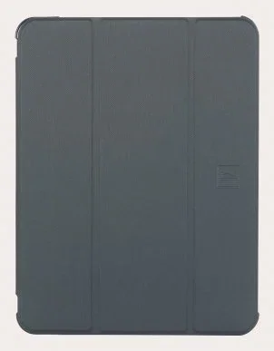 Tucano Satin Folio Grafito Transparente para Apple iPad 10.9" 10th Gen 2022, Funda de Policarbonato y TPU Resistente a Golpes con Modo Espera
