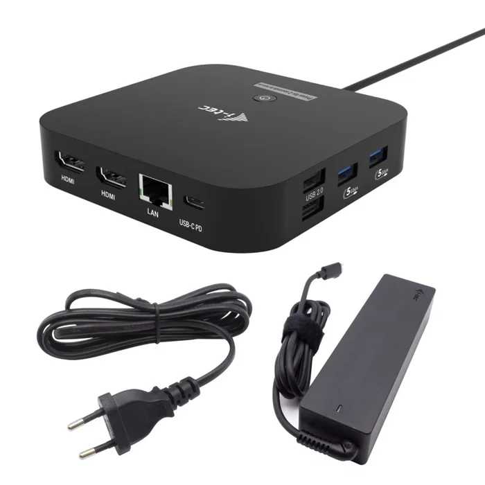 I-tec USB-C Dual HDMI Docking Station con Power Delivery 100 W y Cargador 100 W I-tec USB-C Dual HDMI Docking Station con Power Delivery 100 W y Cargador 100 W