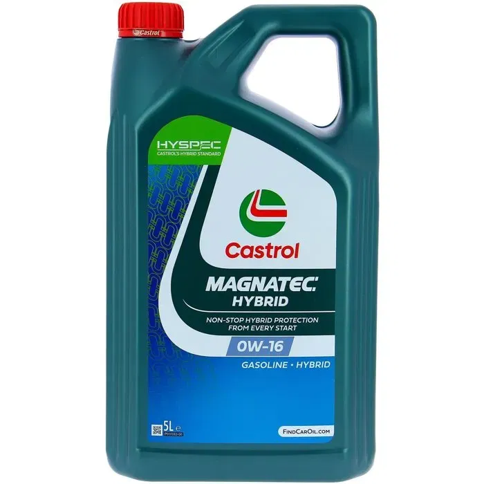 Castrol Magnatec Hybrid 0W-16 - Aceite de Motor - 5L Castrol Magnatec Hybrid 0W-16 - Aceite de Motor - 5L