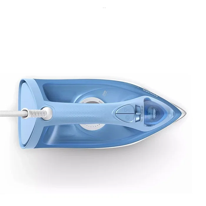 Philips DST3020/20 Plancha de Vapor con Suela de Cerámica, 2200W, Vapor Variable 160 g/min, Función Antical, Color Azul, Cable 1.9m - Serie 3000
