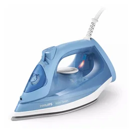 Philips DST3020/20 Plancha de Vapor con Suela de Cerámica, 2200W, Vapor Variable 160 g/min, Función Antical, Color Azul, Cable 1.9m - Serie 3000