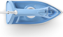 Philips 3000 series DST3020/20 Plancha a vapor Suela de cerámica 2200 W Azul