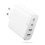 Alogic Rapid Power 100W Cargador GaN de 4 Puertos con Cable 2m Blanco