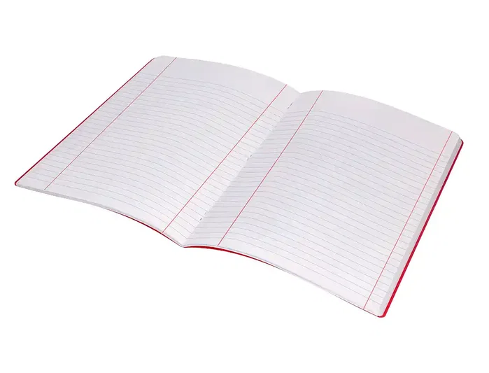 Liderpapel Libreta A4 Horizontal con Doble Margen y Tapa de Plástico