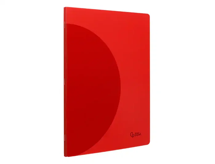 Liderpapel Libreta A4 Horizontal con Doble Margen y Tapa de Plástico