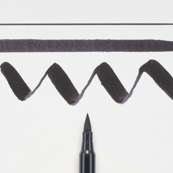 Sakura Koi Coloring Brush Pen Negro XBR49