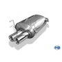 Honda CRX III Silencioso Trasero - 2x76 Tipo 13 FXHO011032-068, 1.6L 118kW/92kW, Tubo 55mm, Homologación ECE, Incluye Accesorios
