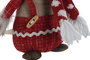 DKD Home Decor Figura Navidad Tradicional Ratón Poliester Rojo Beige 17 x 30 x 18 cm (4 Unidades)