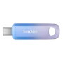SanDisk Creator USB-C 256GB - Unidad Flash, USB 3.2 Gen 1, Lectura 400MB/s, sin tapa, Azul Lila