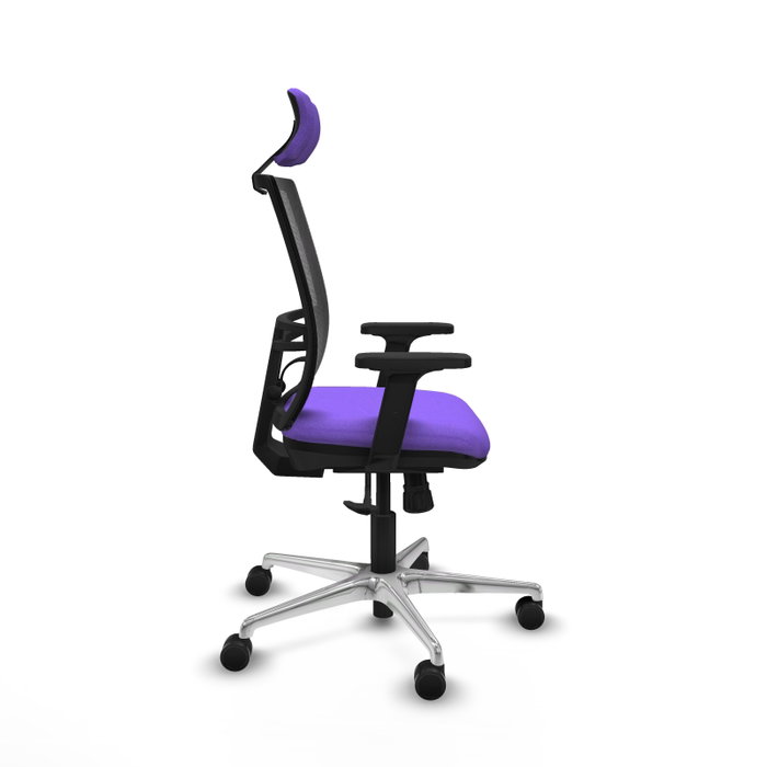 PIQUERAS Y CRESPO Silla de oficina Yunquera con mecanismo Sincro, Lila y Negro PIQUERAS Y CRESPO Silla de oficina Yunquera con mecanismo Sincro, Lila y Negro