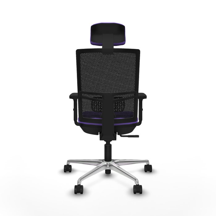 PIQUERAS Y CRESPO Silla de oficina Yunquera con mecanismo Sincro, Lila y Negro PIQUERAS Y CRESPO Silla de oficina Yunquera con mecanismo Sincro, Lila y Negro