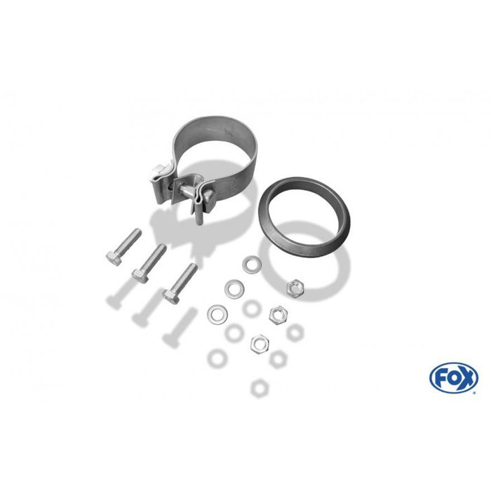 Fox Silenciador Delantero Tubo de Escape de Sustitución 63.5 mm para Audi Urquattro - Ref. FXAU010030-VER - Sin Homologación