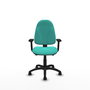 PIQUERAS Y CRESPO Silla de oficina Algarra Turquesa con mecanismo Asincro