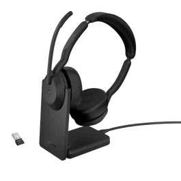 Jabra Evolve2 55 MS Stereo con Base de Carga Negro