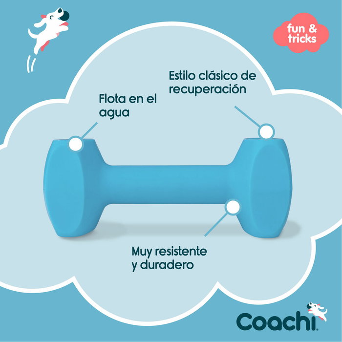 Juguete de adiestramiento Coachi TRAINING DUMBBELL Azul