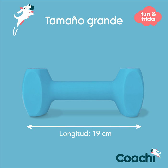Juguete de adiestramiento Coachi TRAINING DUMBBELL Azul