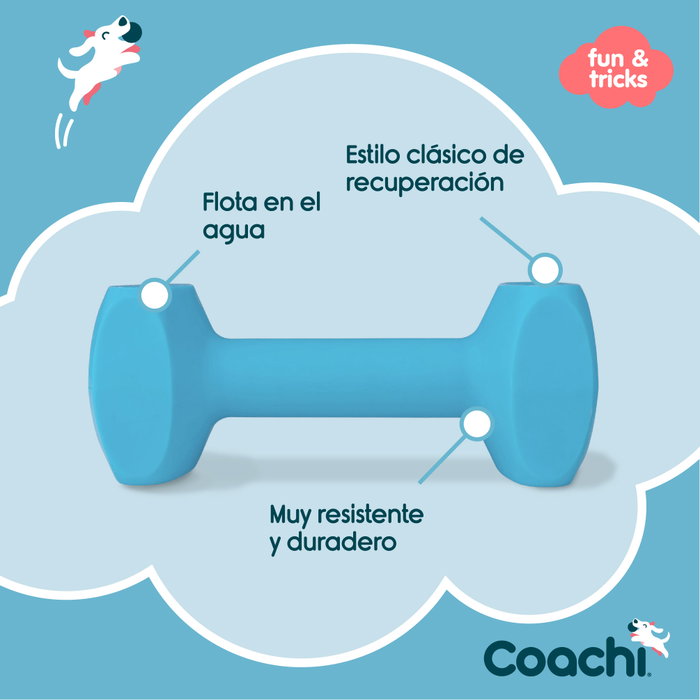 Juguete de adiestramiento Coachi TRAINING DUMBBELL Azul Juguete de adiestramiento Coachi TRAINING DUMBBELL Azul