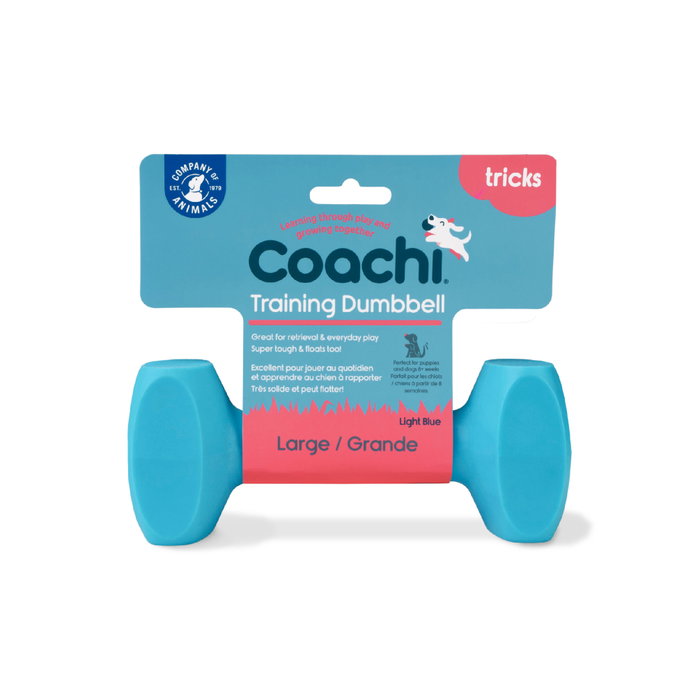 Juguete de adiestramiento Coachi TRAINING DUMBBELL Azul Juguete de adiestramiento Coachi TRAINING DUMBBELL Azul