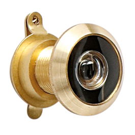 UCAF Mirilla Óptica Ø14 Latón Pulido para Puertas 15-25mm